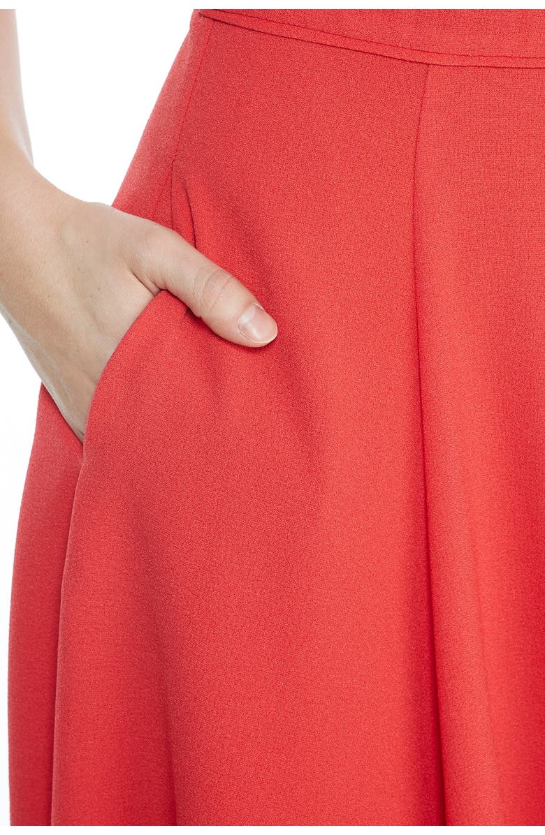 Gal Meets Glam Collection Regina Scoop Neck Fit & Flare Dress, Alternate, color,