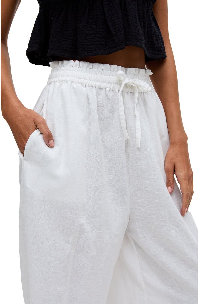 Raffya Paulina Wide Leg Trouser, Alternate, color, White