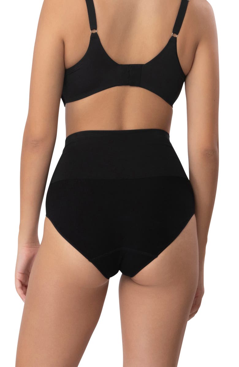 Underoutfit Smoothing At Waist Brief, Alternate, color, Black