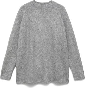 Crewneck Raglan Sleeve Sweater