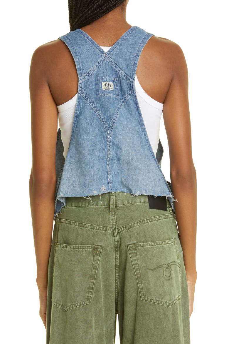 Damon Overall Bib, Alternate, color, BRINDLEY