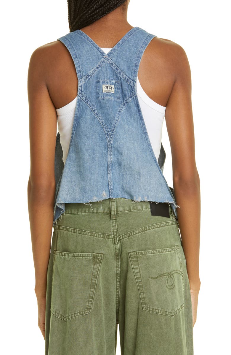 R13 Damon Overall Bib, Alternate, color, 