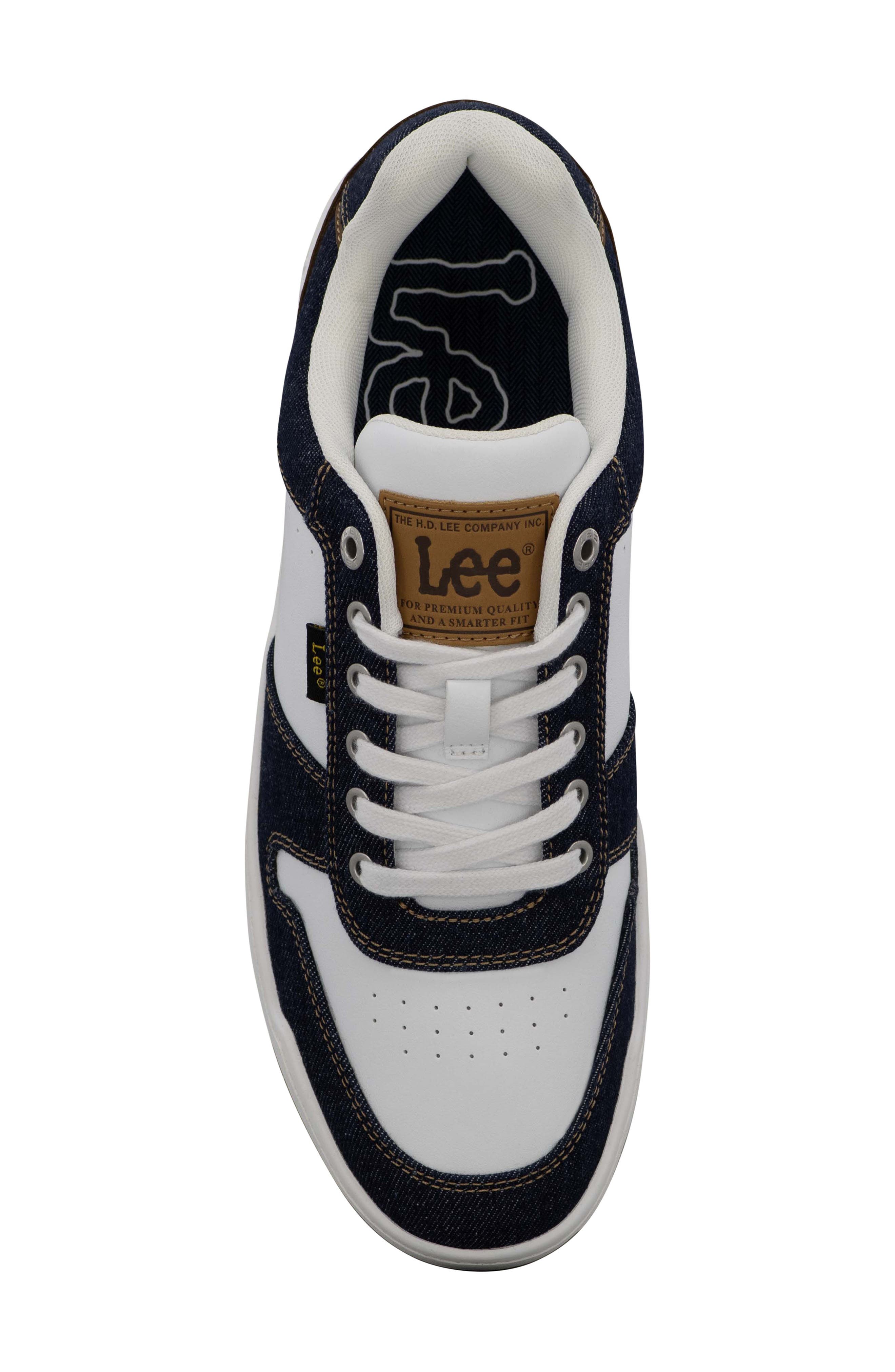 Specter Sneaker, Alternate, color, WHITE/ NAVY DENIM