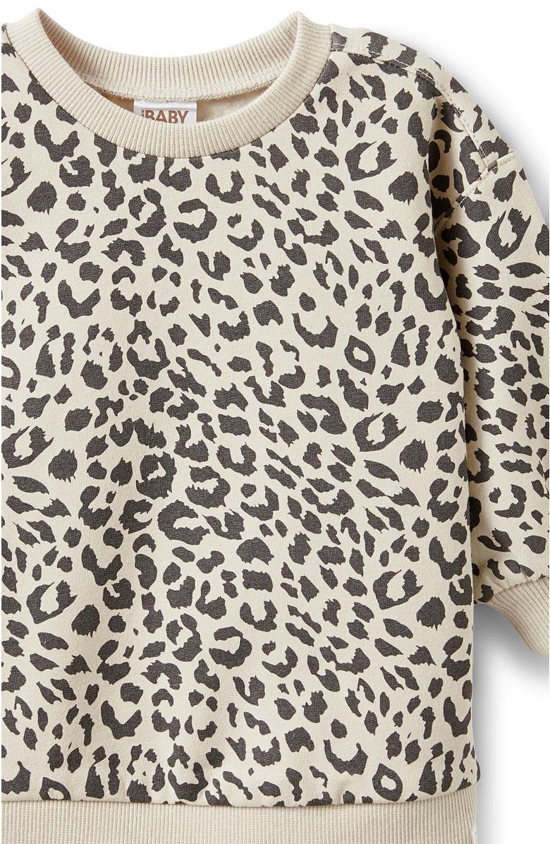 Cotton On Kids Riley Sweater, Alternate, color, Rainy Day Leopard