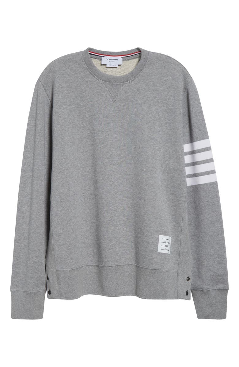Thom Browne Classic 4-Bar French Terry Sweatshirt, Main, color, 