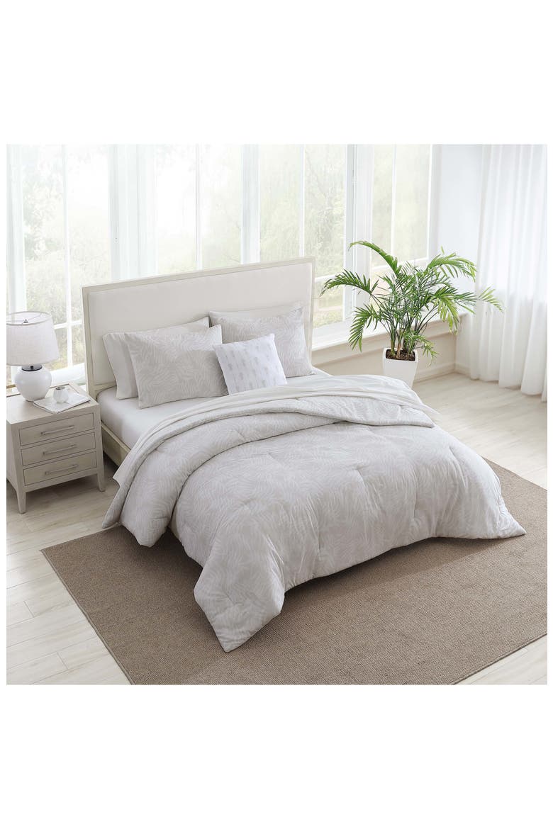 Art of Palms Comforter Set, Alternate, color, BEIGE