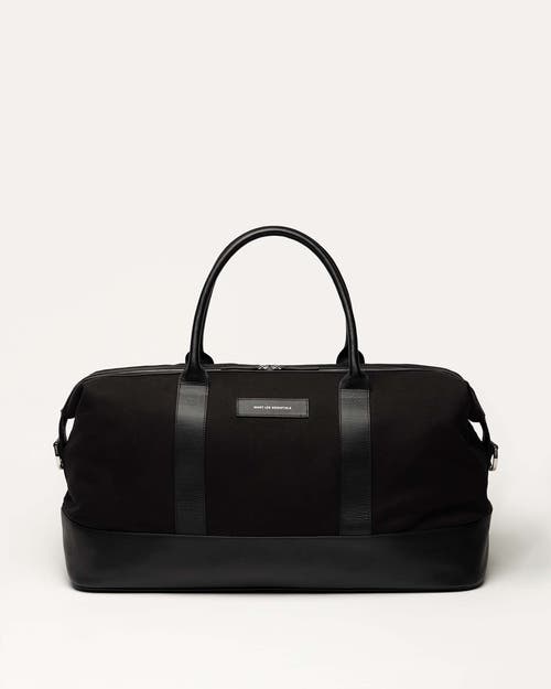 Want Les Essentiels De La Vie Want Les Essentiels Kelowna Organic Cotton Canvas Weekender Bag In Black