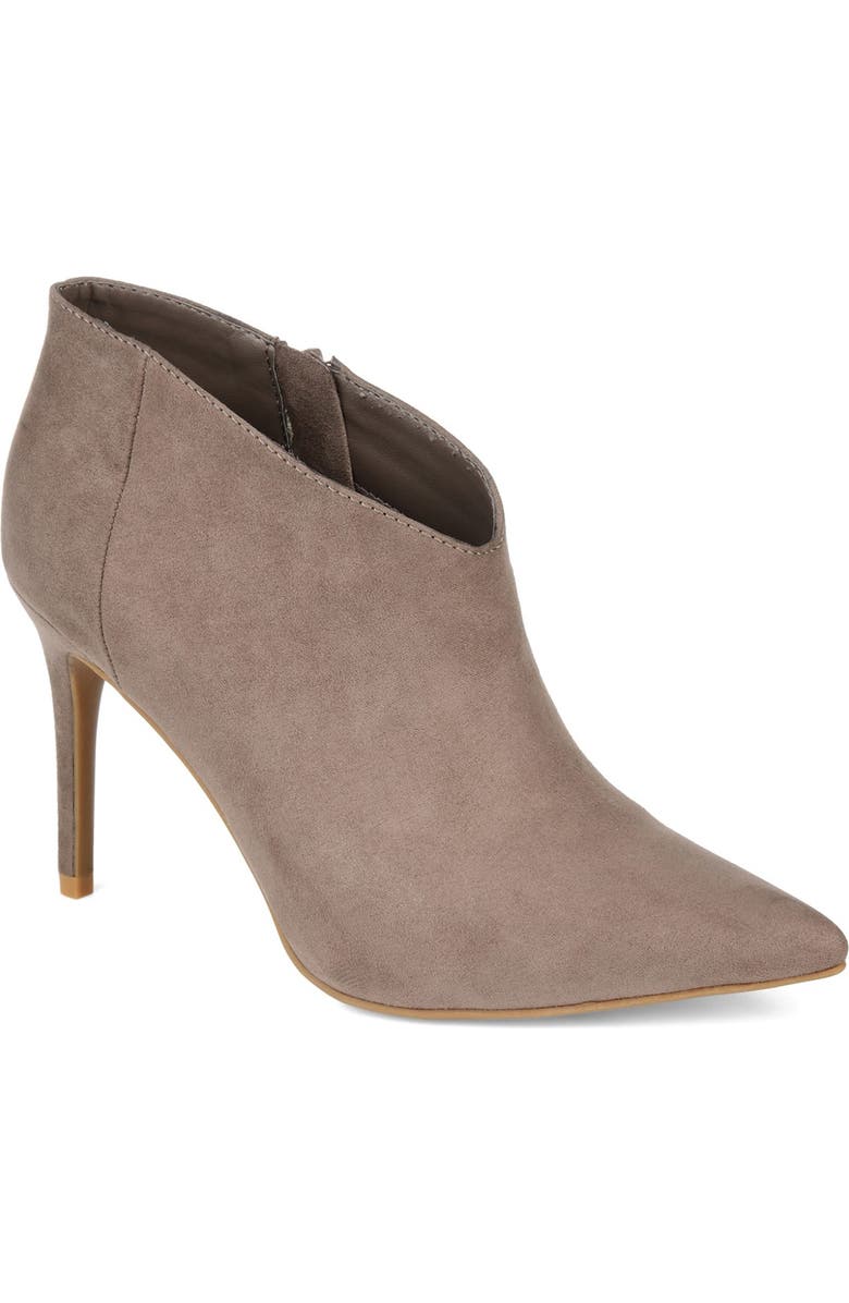 Journee Collection JOURNEE Demmi Patterned Bootie, Main, color, Taupe