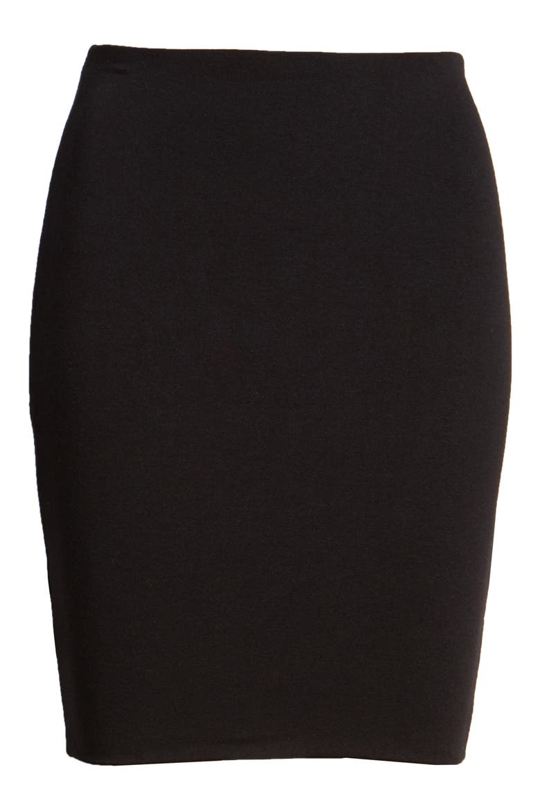 Hourglass Compression Pencil Skirt, Alternate, color, BLACK