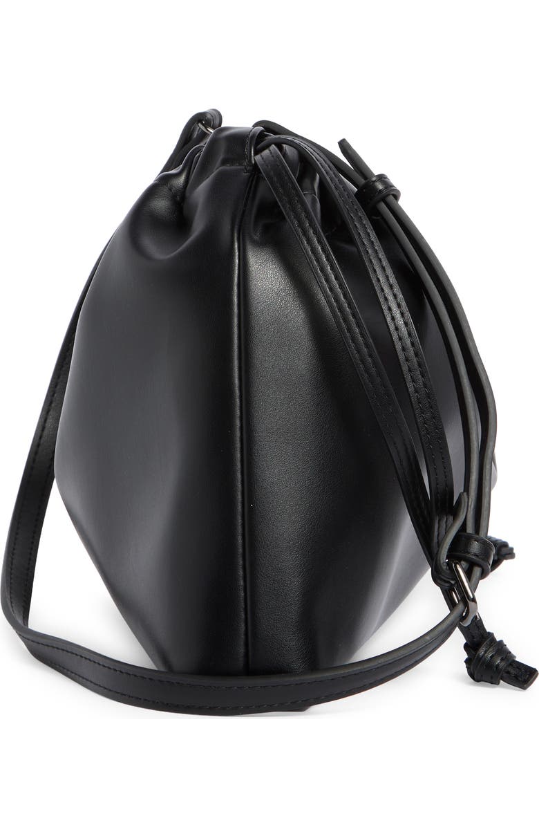 BCBG Drawstring Clutch, Alternate, color, Black