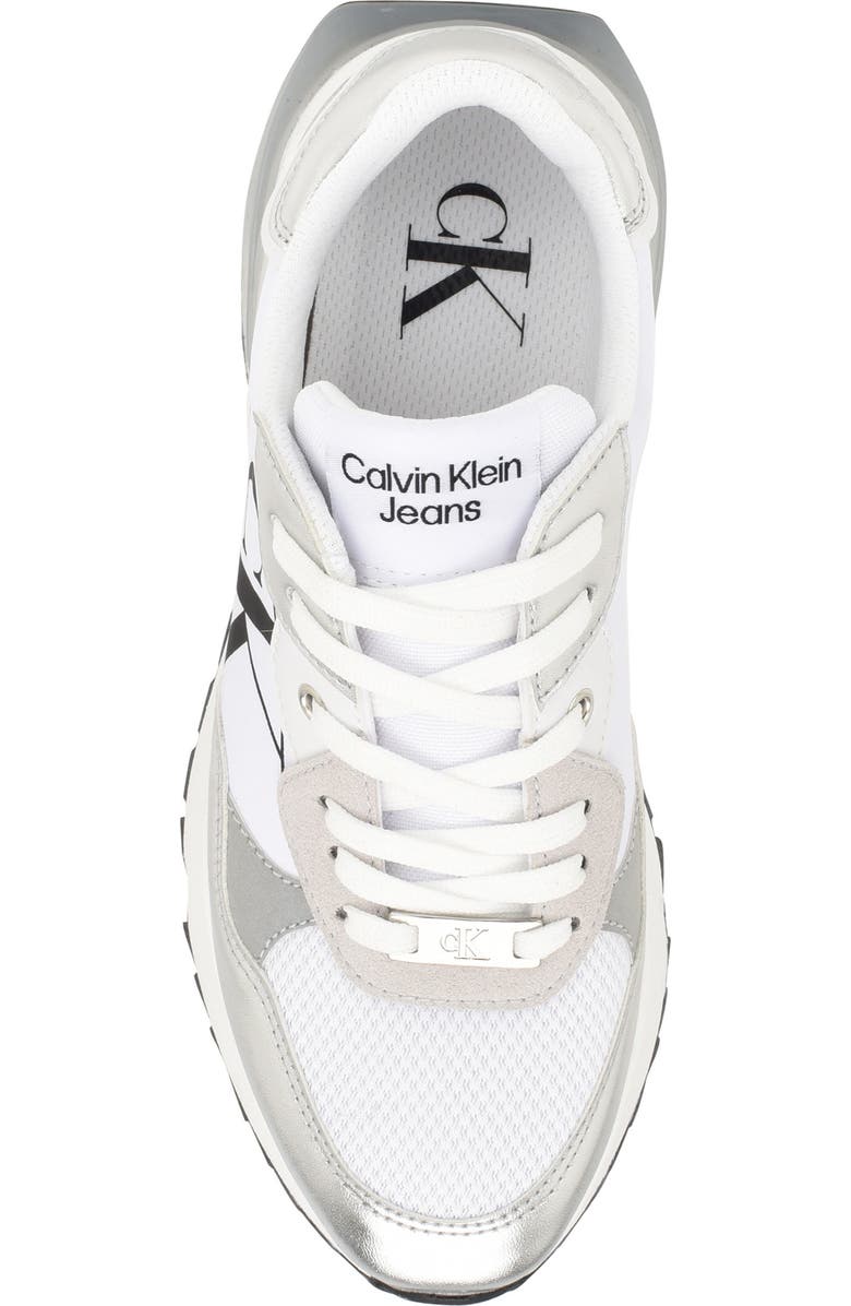 Calvin Klein Magalee Mixed Media Sneaker, Alternate, color,