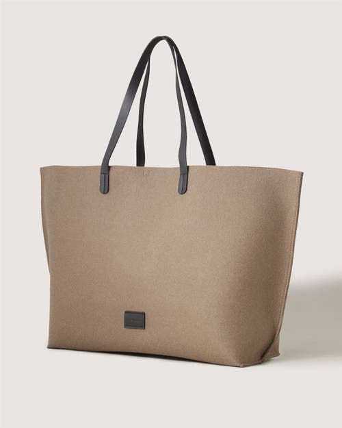 Graf & Lantz Graf Lantz Hana Merino Wool Boat Bag In Brown
