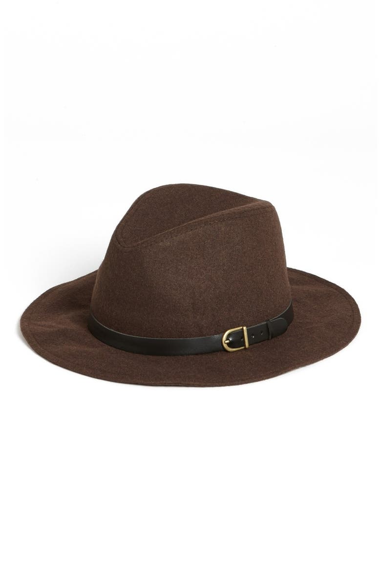 Felt Panama Hat, Main, color, BROWN