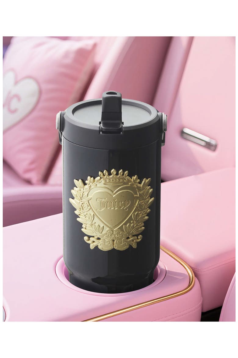 30-Ounce Stainless Steel Flip Sip Water Tumbler, Alternate, color, BLACK