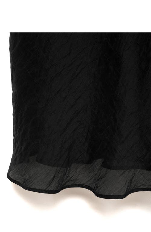 Mango Sleeveless Midi Dress In Black