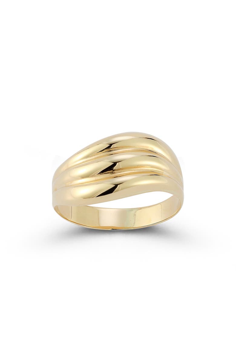 Ember Fine Jewelry Wave Ring, Main, color, Gold