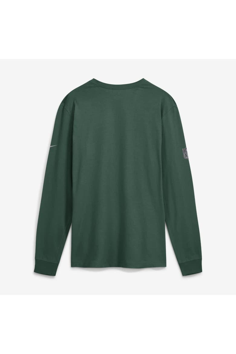 Men's Nike Green Green Bay Packers Sideline Bold Arch Star Dri-FIT Long Sleeve T-Shirt, Alternate, color, Green
