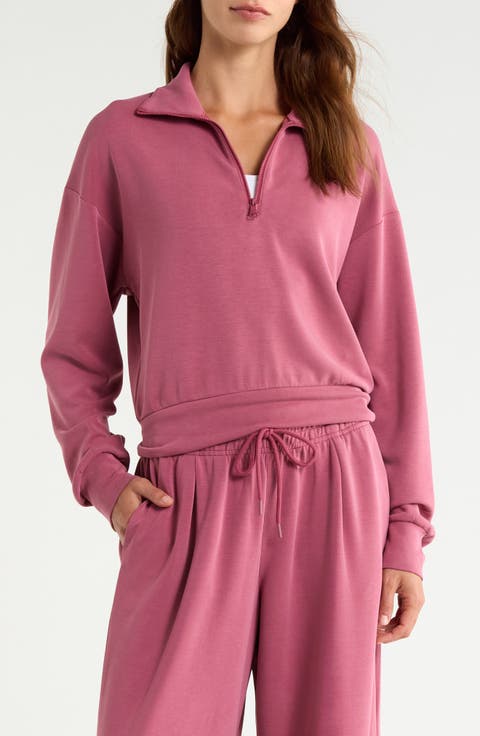 Sandwash Half Zip Pullover