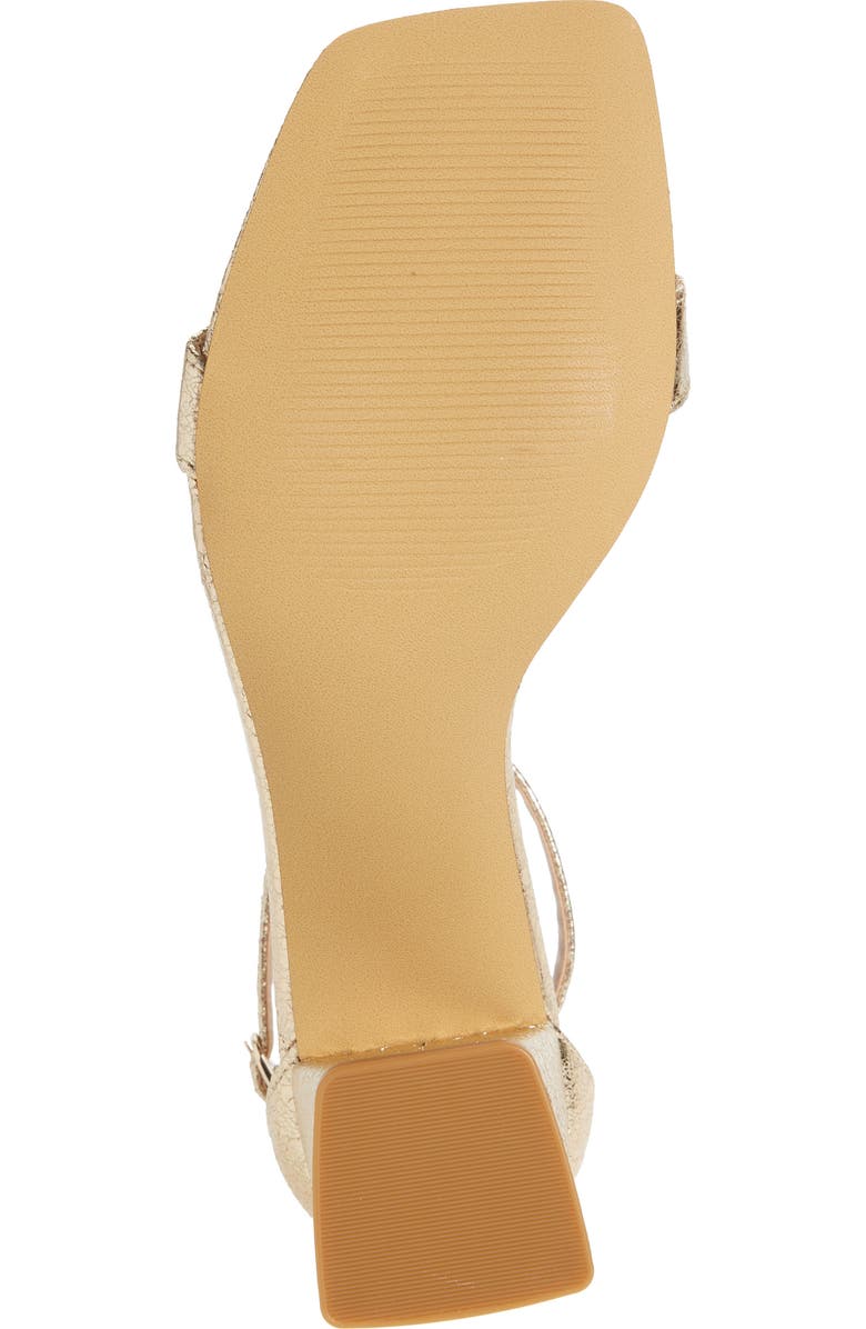 Abound Finn Ankle Strap Sandal, Alternate, color, Gold Crinkle
