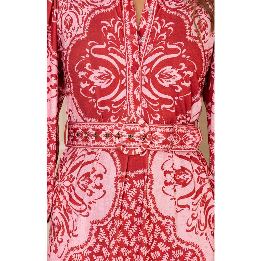 Hale Bob Khalani Jersey Dress In Red