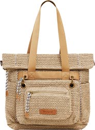 Desigual Large Raffia Backpack