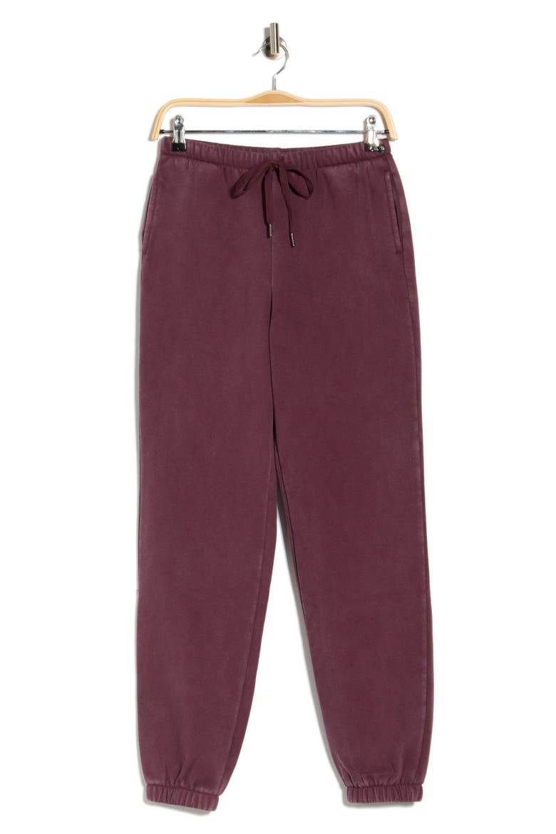 Marin Fleece Sweatpants, Alternate, color, WINETASTING