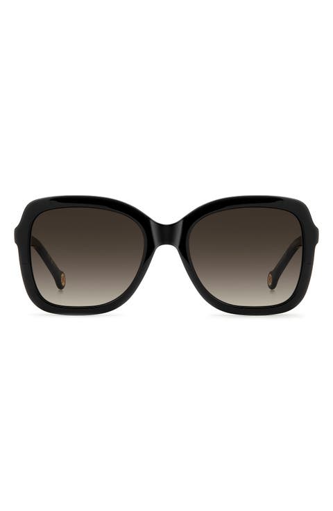 56mm Gradient Square Sunglasses