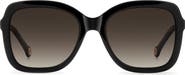 Carolina Herrera 56mm Gradient Square Sunglasses