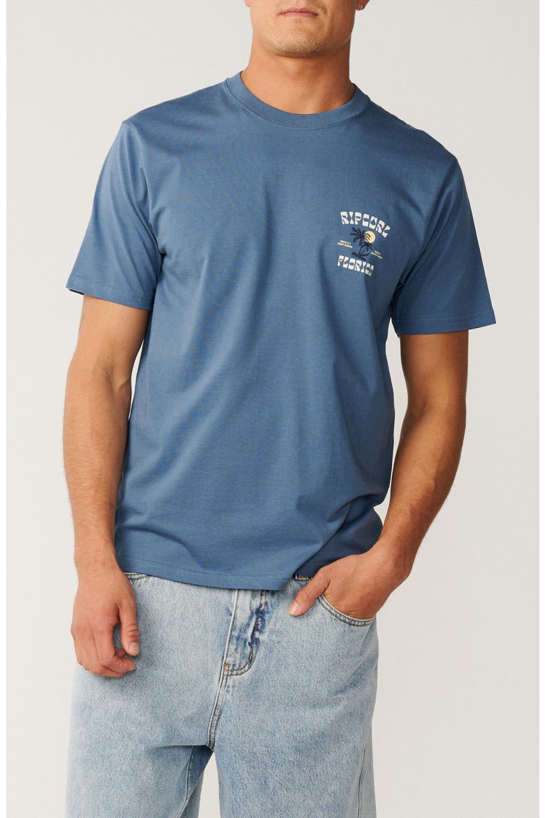 Two Palms Desto Cotton Graphic T-Shirt, Main, color, BLUEFIN FLORIDA