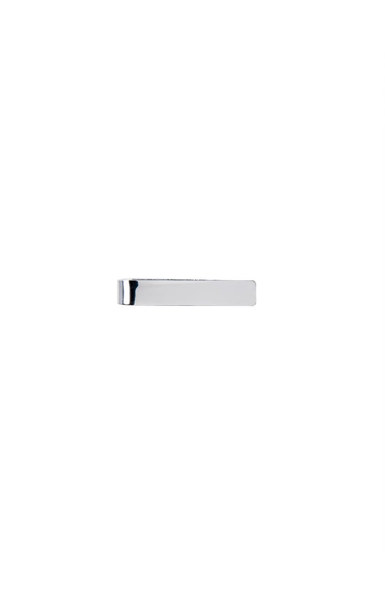 Brooklyn Brigade Men's Solid Tie Clip, Main, color, Silver
