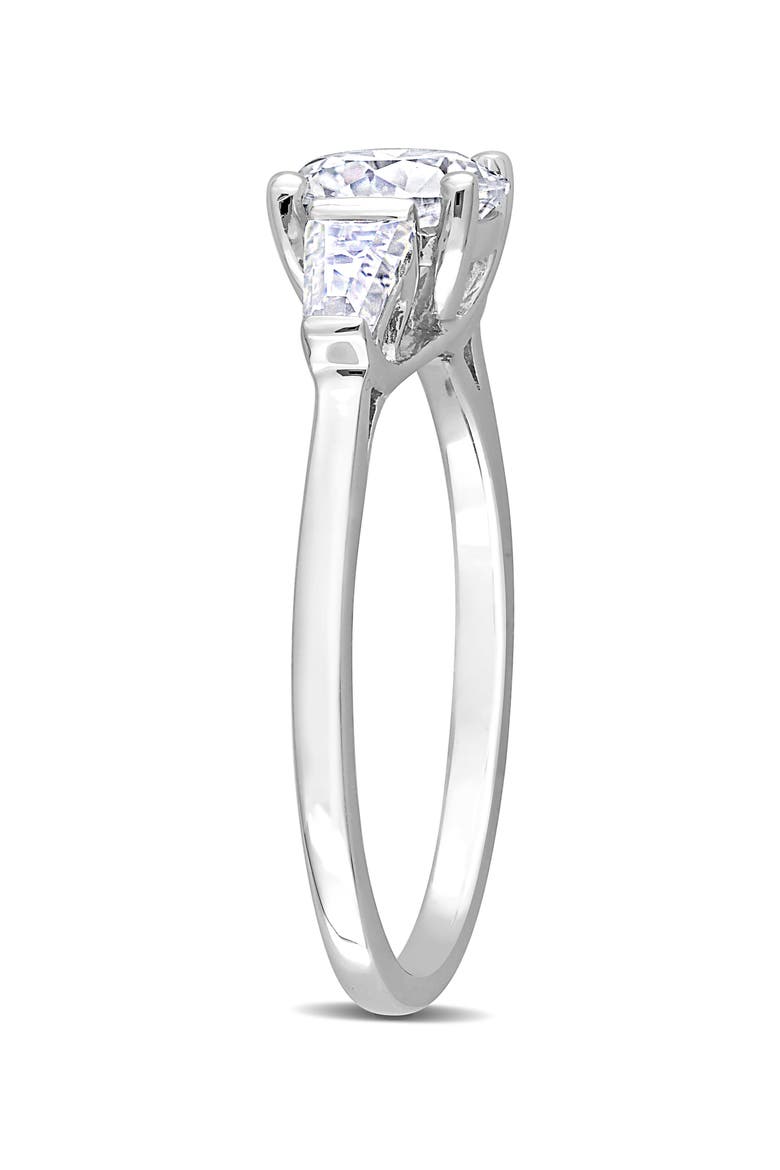 Dew Lab Grown Moissanite Tapered Ring, Alternate, color, WHITE