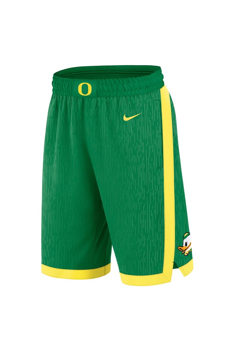 Men's Nike Green Oregon Ducks Road Replica Performance Shorts, Alternate, color, Green