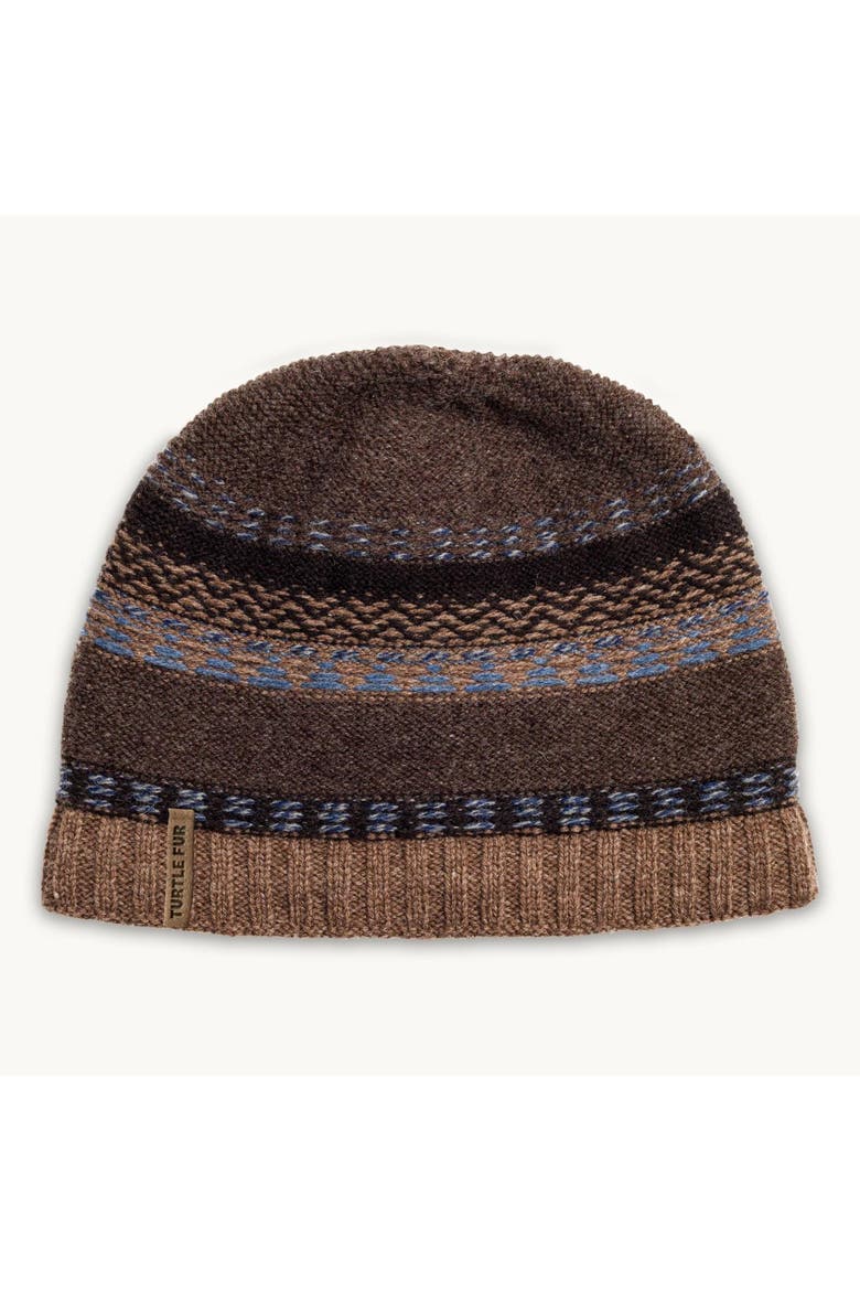 Lambswool Damon Beanie, Main, color, Earth