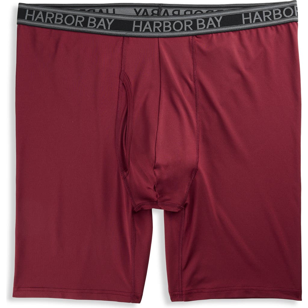 HARBOR BAY BY DXL HARBOR BAY BY DXL BIG & TALL PERFORMANCE SOLID BOXER BRIEF