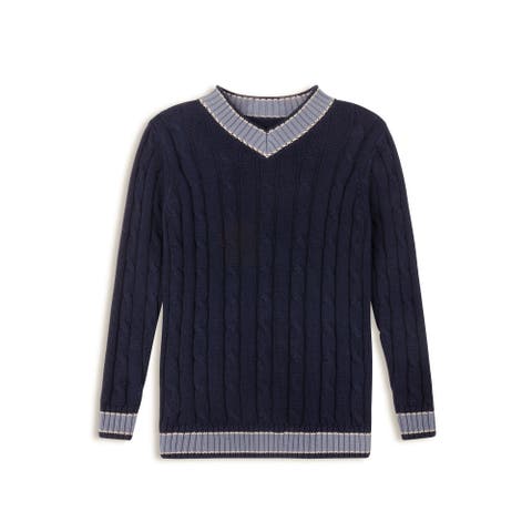 Looms Cable Knit Boys Collection - Sweater (Toddler, Little Kid & Big Kid)