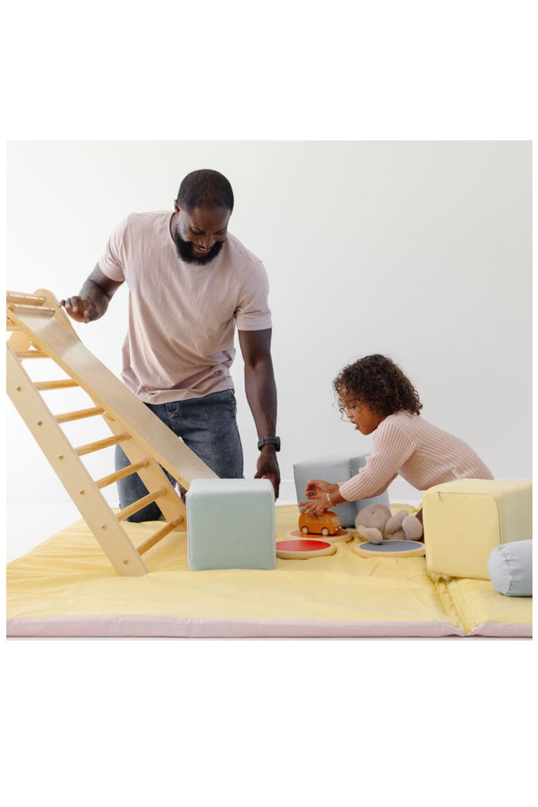 Padded Play Mat, Alternate, color, PINK & YELLOW