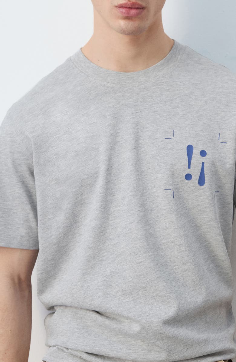MANGO x Fantastic Man ! Graphic T-Shirt, Alternate, color, Medium Heather Grey