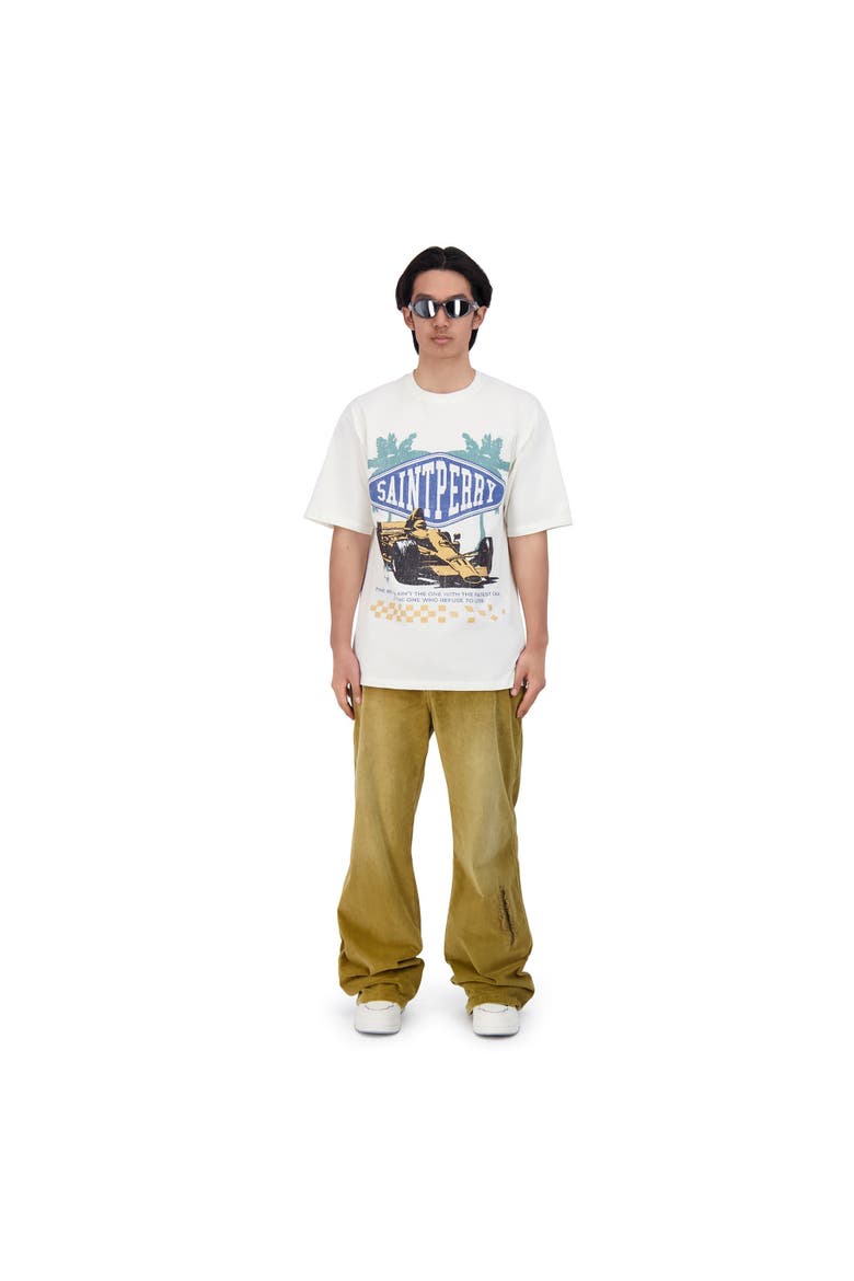 Fast Car Tee, Main, color, Vtg White