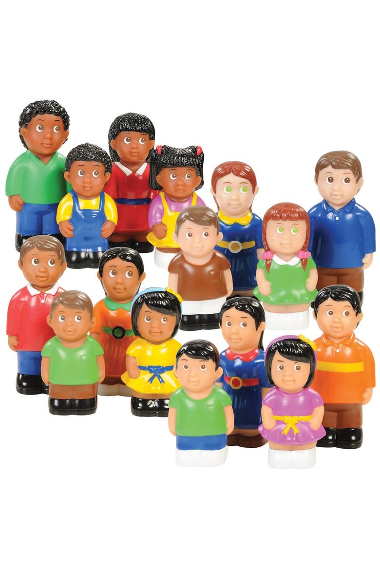 Pretend Play Families - Set of 16, Main, color, Multicolored