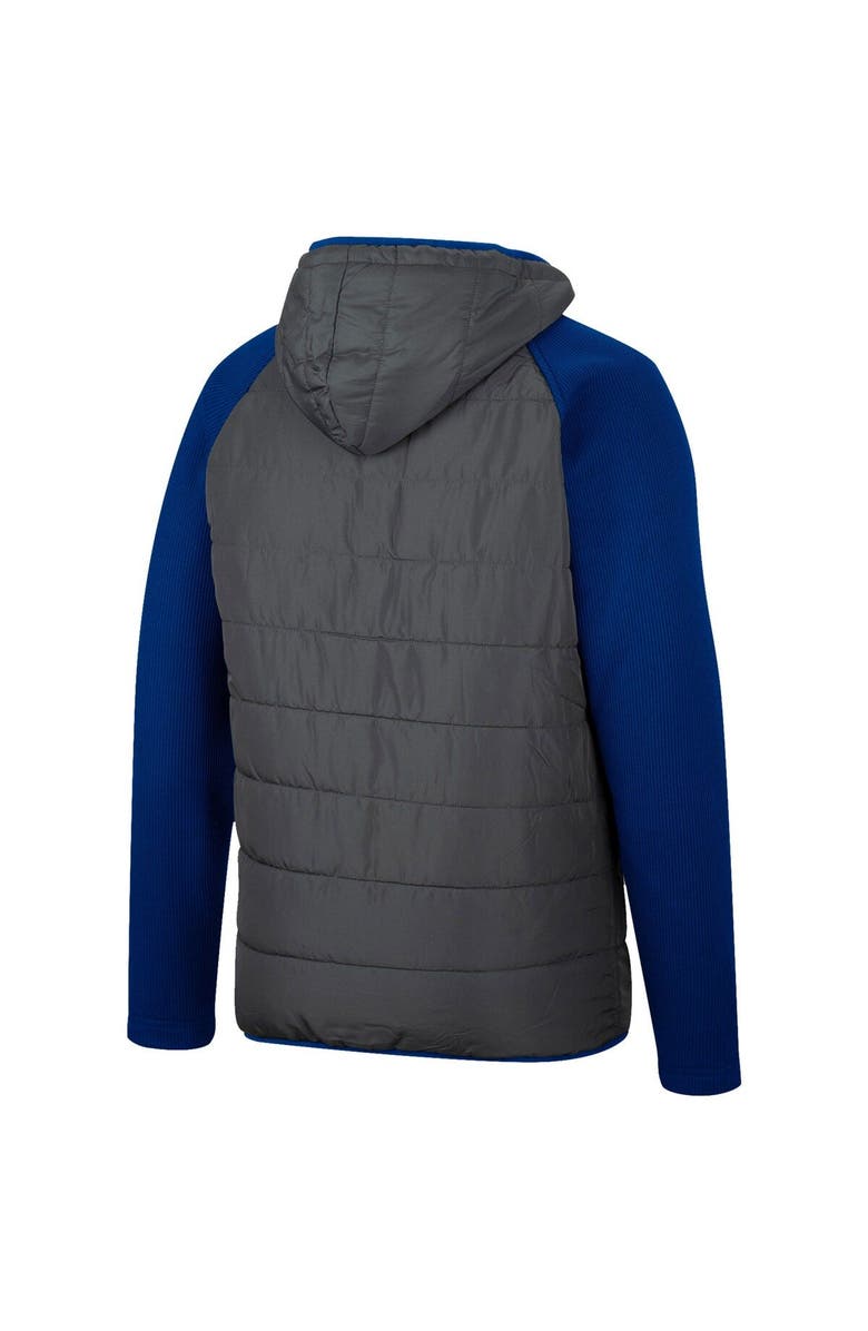 COLOSSEUM Men's Colosseum Charcoal/Navy Navy Midshipmen Good On You Raglan Full-Zip Jacket, Alternate, color, 