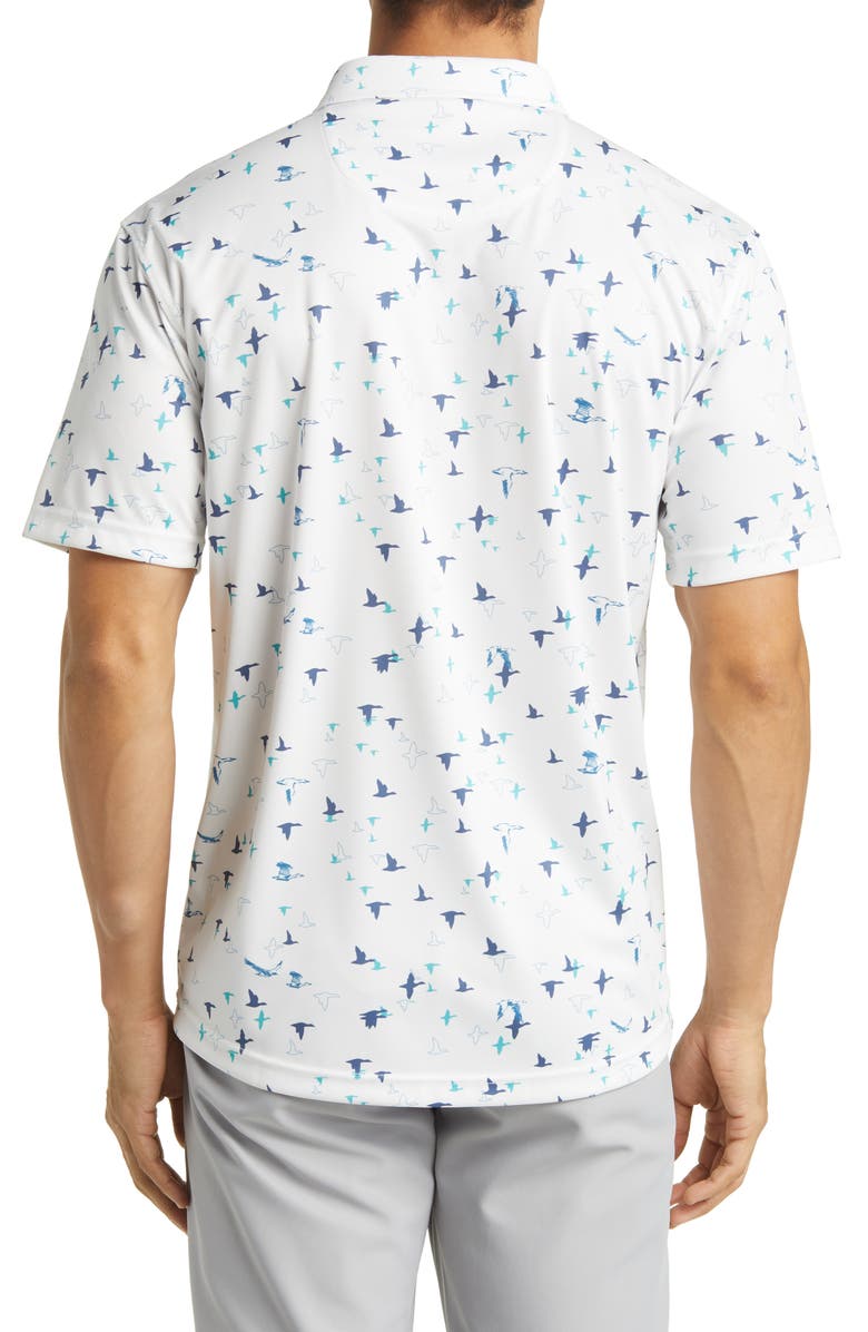 Swannies Corbin Bird Print Golf Polo, Alternate, color, 