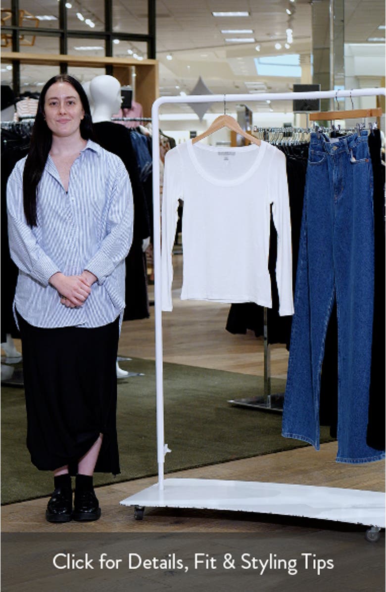 Rina Rib Scoop Neck Top, sales video thumbnail