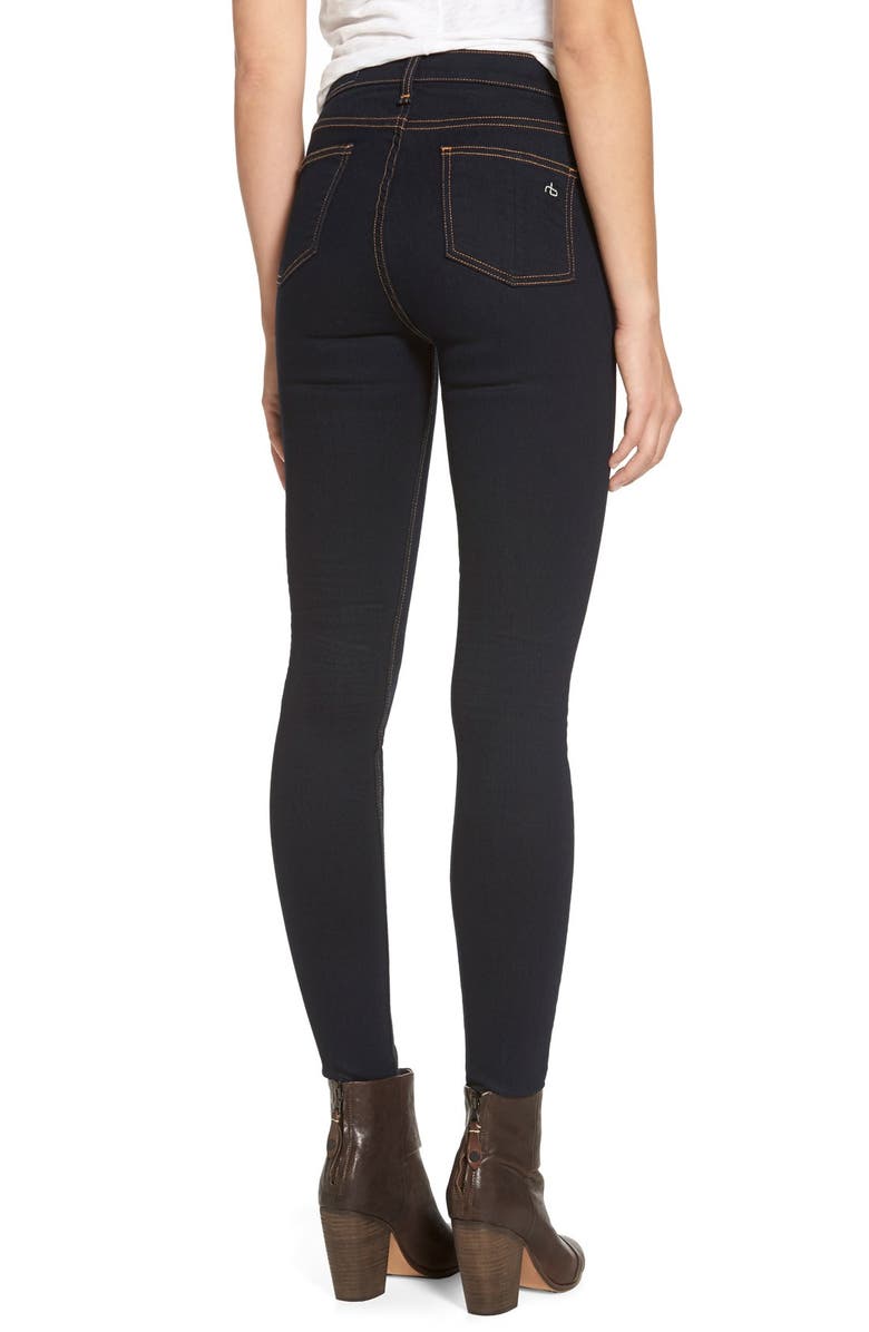 rag & bone/JEAN High Rise Skinny Jeans, Alternate, color,