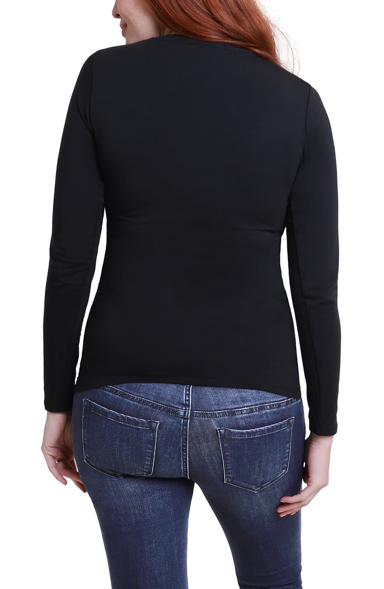 Ingrid & Isabel <sup>®</sup> Maternity Long Sleeve Scoop Neck T-Shirt, Alternate, color, 