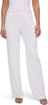 Good American Luxe Suiting Column Wide Leg Trousers