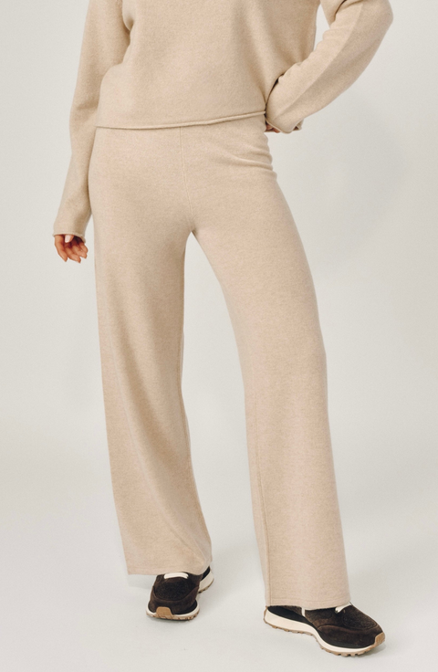 【新品未使用】neemee CASHMERE KNIT PANTS イエロー Flare Knitted Pants – NEIWAI