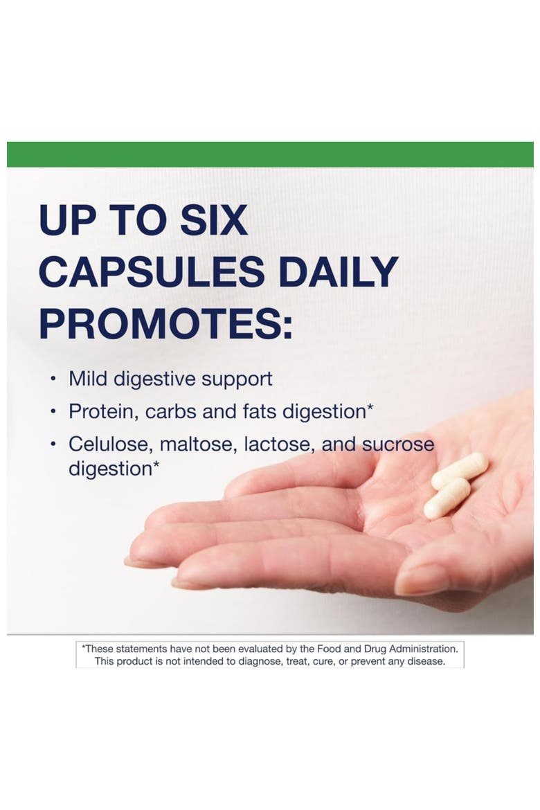 SpectraZyme Enzyme Complex Digestive Support Capsules 180 Capsules, Alternate, color, None