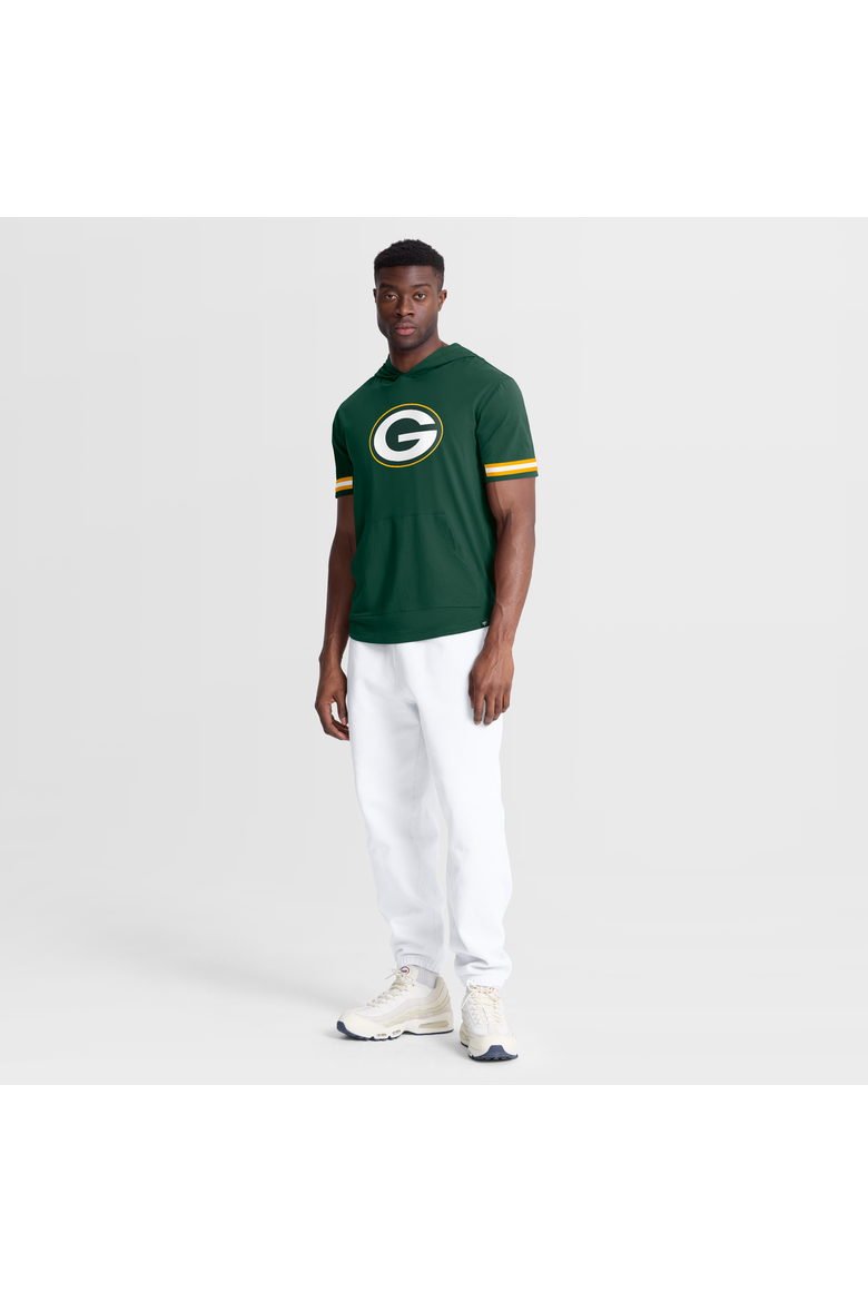 Men's Fanatics Green Green Bay Packers Optimal Play Short Sleeve Hooded T-Shirt, Alternate, color, Green
