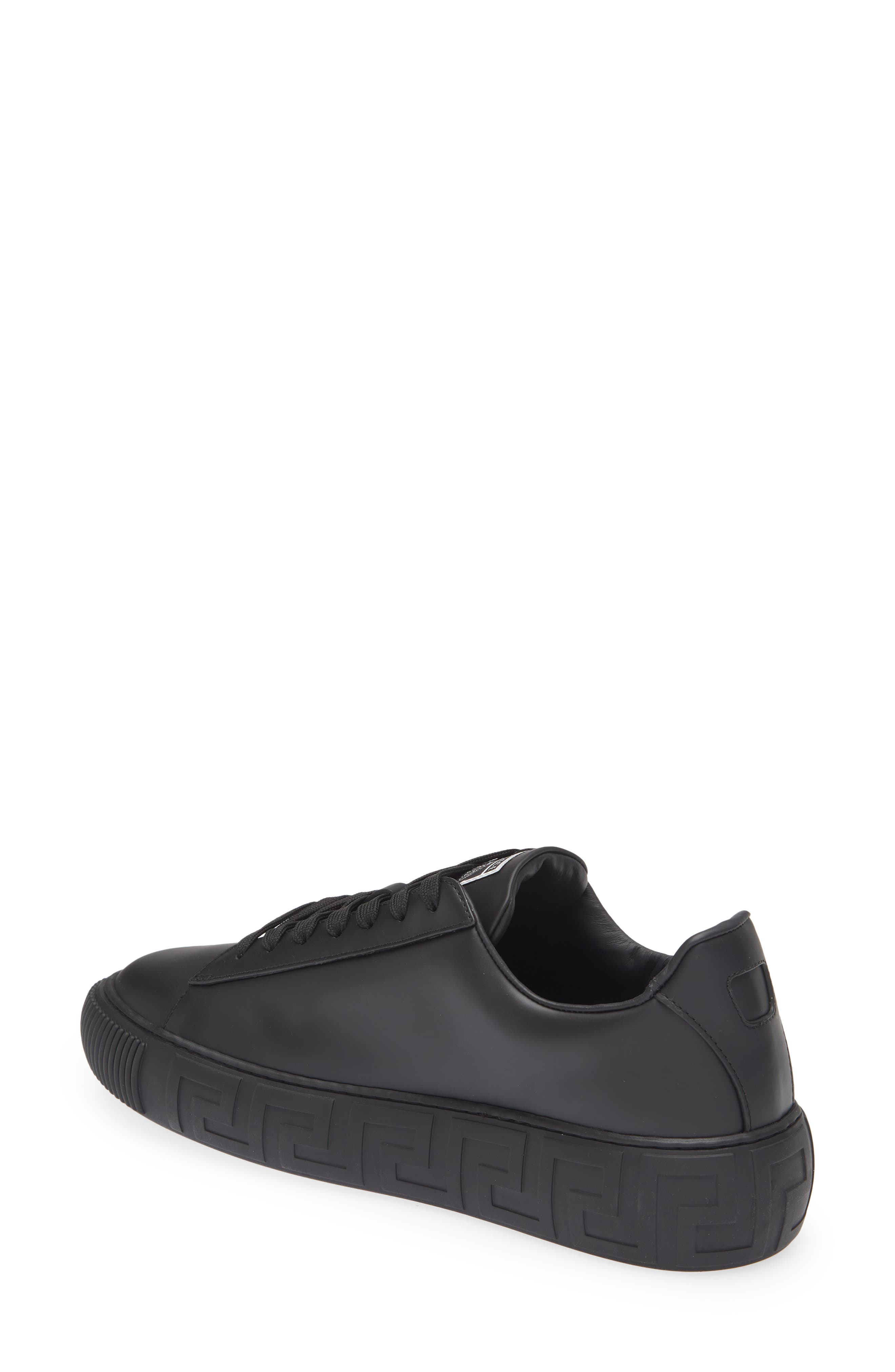 Versace Greca Logo Low Top Sneaker, Alternate, color, 