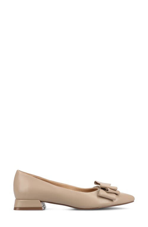 JOURNEE COLLECTION JOURNEE COLLECTION OPHELIA BOW POINTED TOE FLAT 